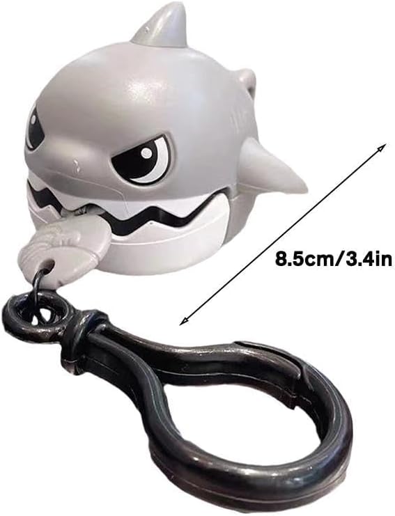 Cartoon Shark Keychain