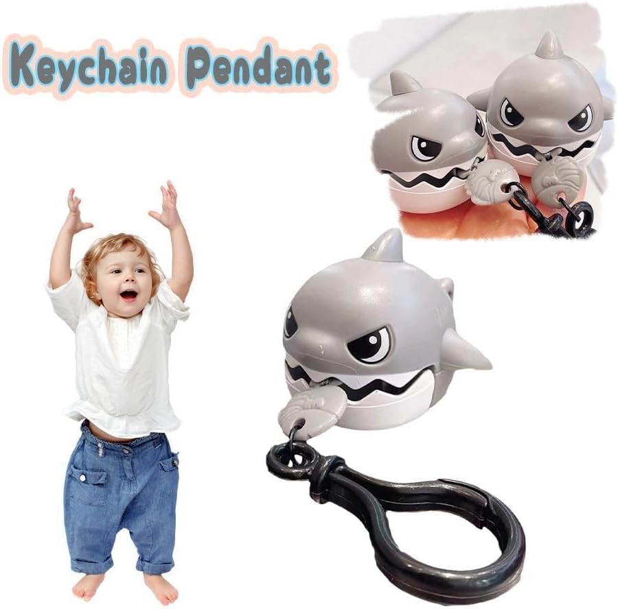 Cartoon Shark Keychain